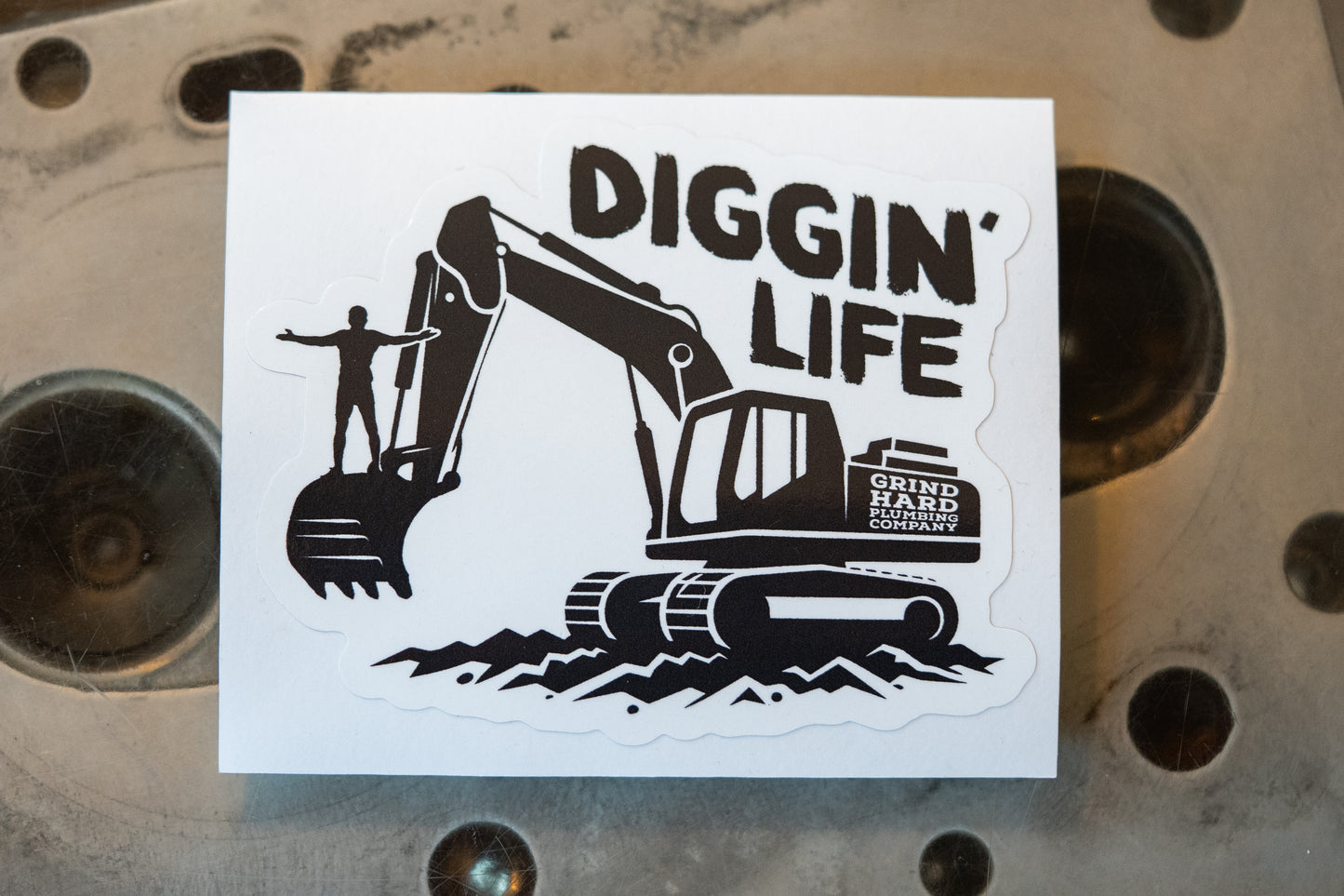 DIGGIN' LIFE DECAL