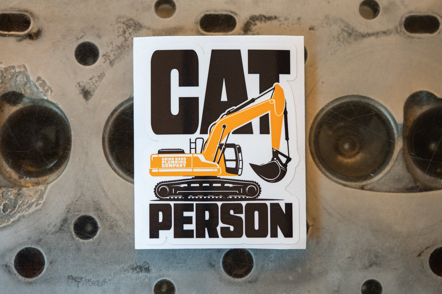 CAT PERSON DECAL