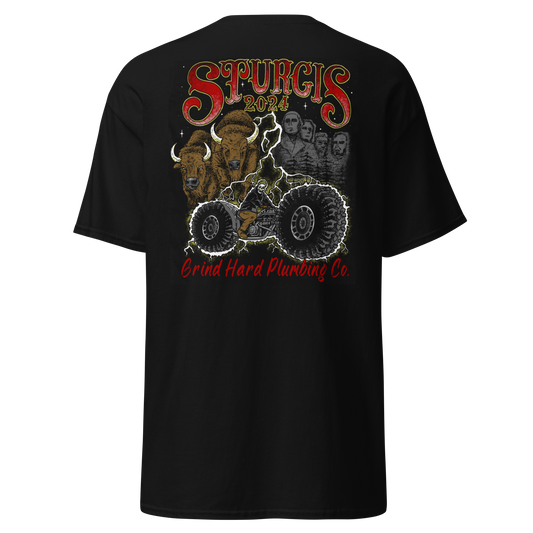 GRIND HARD AT STURGIS 2024 TEE